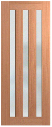 HUME DOOR XS45 SAVOY JOINERY (SPM) MAPLE (STAIN GRADE) GLAZED TRANSLUCENT