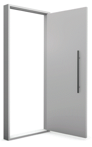 HUME DOOR BANDIT (SECURE) ASSEMBLED in 2100x887x140x40mm MERANTI WEATHERGUARD FRAME