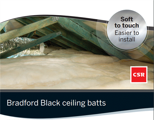 BRADFORD BLACK HYPOALLERGENIC CEILING BATTS R3.0