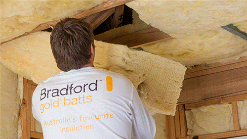 BRADFORD GOLD GLASSWOOL CEILING BATTS R3.5