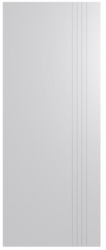 HUME DOOR HLR270 LINEAR HOLLOW CORE PRIMED MDF 6mm SKIN