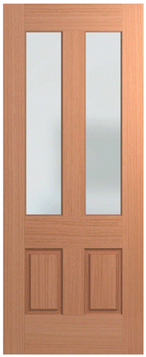 HUME DOOR XS3 SAVOY JOINERY (SPM) MAPLE (STAIN GRADE) BEADING BOTH SIDES GLAZED TRANSLUCENT 2040 x 820 x 40mm