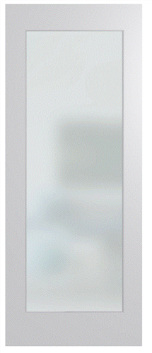 HUME DOOR HMC11 HUMECRAFT PRIMED MDF GLAZED 6.38mm TRANSLUCENT LAM.