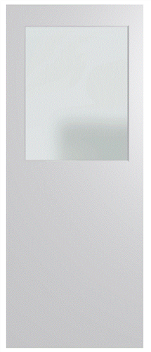 HUME DOOR BFR14 BUSH FIRE RESISTANT (BAL29) DURACOTE (TEMPERED HARDBOARD) GLAZED 6mm FROSTED