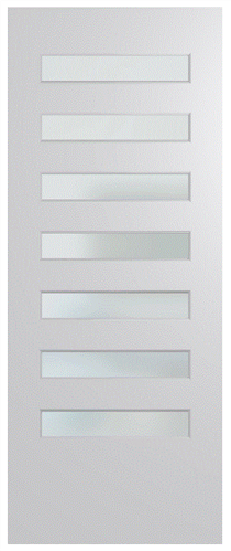 HUME DOOR BFR8 BUSH FIRE RESISTANT (BAL29) DURACOTE (TEMPERED HARDBOARD) GLAZED 6mm FROSTED 2040 x 820 x 40mm