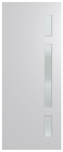 HUME DOOR BFR402 BUSH FIRE RESISTANT (BAL40) DURACOTE (TEMPERED HARDBOARD) GLAZED 6mm FROST 2040 x 820 x 45mm