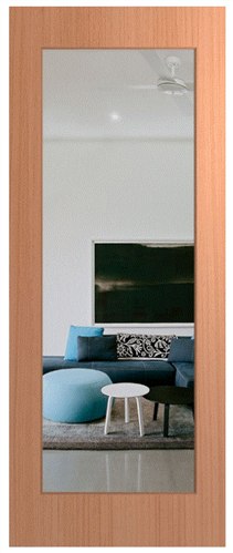 HUME DOOR HMC11 HUMECRAFT (SPM) MAPLE (STAIN GRADE) GLAZED 4mm CLEAR