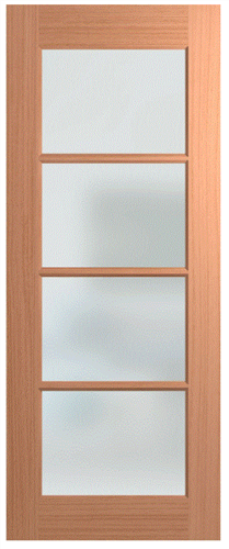 HUME DOOR JST4 JOINERY (SPM) MAPLE (STAIN GRADE) GLAZED TRANSLUCENT