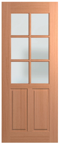 HUME DOOR JST6 JOINERY (SPM) MAPLE (STAIN GRADE) GLAZED TRANSLUCENT