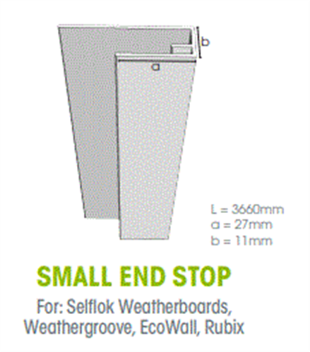 WTEX SMALL WINDOW SURROUND/END STOP 3660mm | Agnew Building Supplies