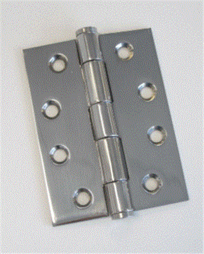 Hinge Button Tipped Fp Polished Stainless Steel Inc Screws 100X75x2.5Mm ...