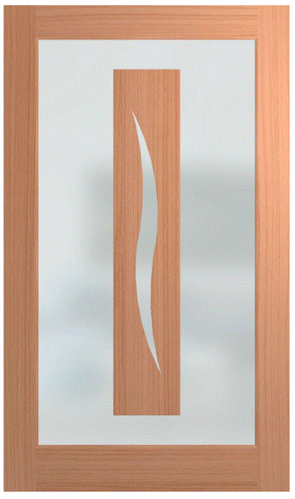 HUME DOOR XIL26 ILLUSION JOINERY (SPM) MAPLE (STAIN GRADE) GLAZED TRANSLUCENT