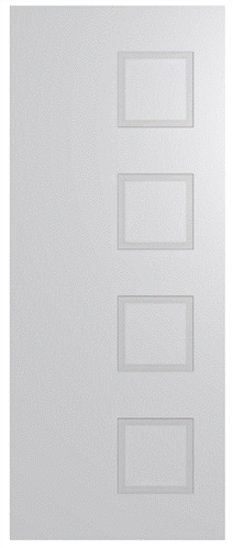 HUME DOOR SOR7 SORRENTO INTERNAL 6mm PRIMED MDF