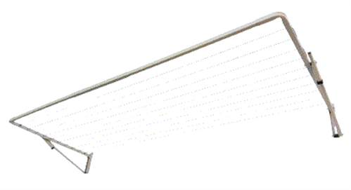 AUSTRAL CLOTHES LINE SUNBREEZE FOLD DOWN WALL MOUNT SINGLE 2400 x 940mm