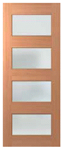 HUME DOOR XS24 SAVOY JOINERY (SPM) MAPLE (STAIN GRADE) (BEADING BOTH SIDES) GLAZED TRANSLUCENT