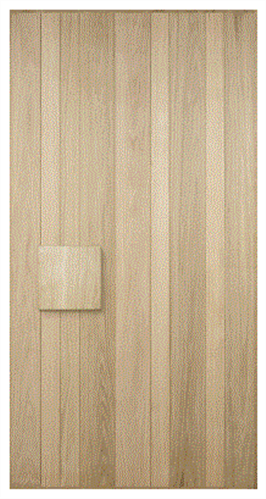 CORINTHIAN DOOR ELEMENTS ELEM A1 VERTICAL ASYMMETRICAL AMERICAN WHITE OAK