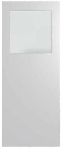 HUME DOOR XF1 EXTERNAL SOLICORE SCX1 DURACOTE (TEMPERED HARDBOARD) GLAZED TRANSLUCENT