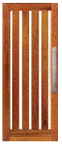 CORINTHIAN DOOR INFINITY INF 5VG MERBAU VENEER GLAZED TRANSLUCENT 2040 x 820 x 40mm