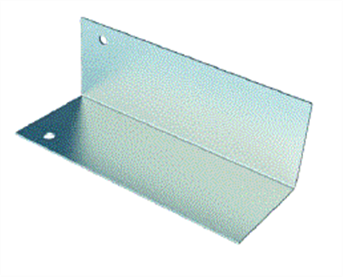 SPANTEC PITCHED EXTERNAL HIP COVER PLATE for POWDERCOATING (AT FASCIA BEAM)