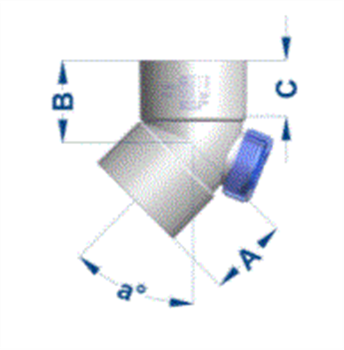 SEWER PIPE 100mm INSPECTION OPENING BEND F+F 88°