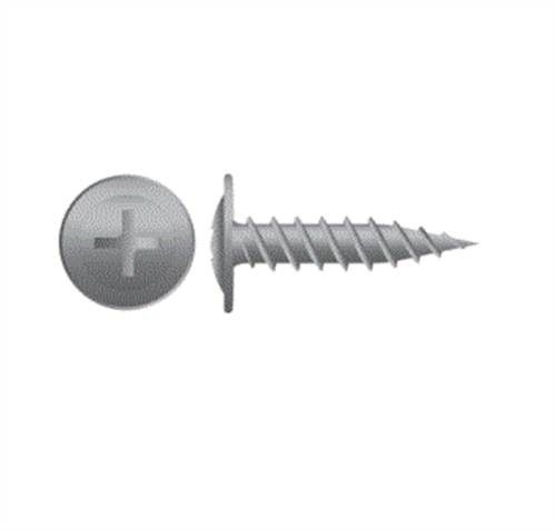 SCREWS (SD) STITCHING/BUTTON WHITE (DINCEL) 8g x 25mm PK1000