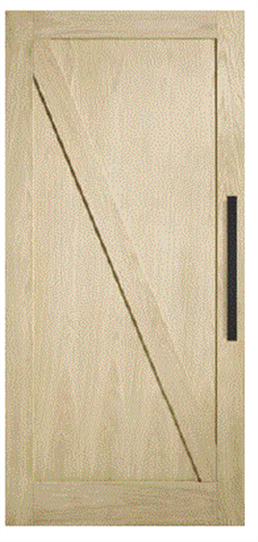 CORINTHIAN DOOR AWOBD4 MODA BARN AMERICAN WHITE OAK