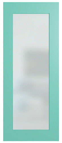 HUME DOOR NEX100 NEXUS DURACOTE (TEMPERED HARDBOARD) GLAZED TRANSLUCENT