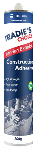 TRADIE'S CHOICE (FULLER) CONSTRUCTION ADHESIVE 300g