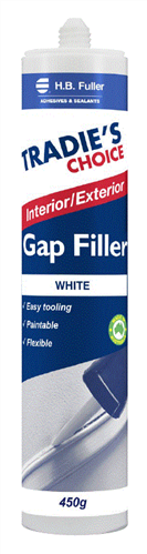 TRADIE'S CHOICE (FULLER) GAP FILLER WHITE 450g