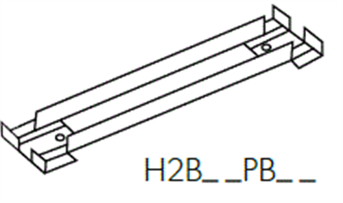 PURLIN BRIDGING HOOK-LOK® II, STANDARD (BOLT BRACKET)