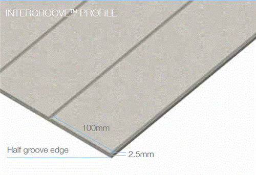 BGC INNOVA - INTERGROOVE INTERNAL LINING BOARD 2700 x 1200 x 7.5mm