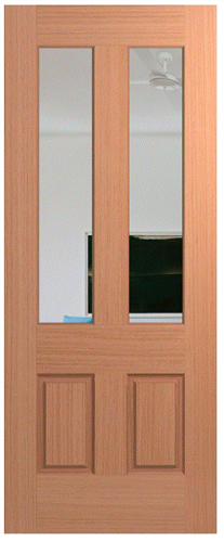 HUME DOOR SAV3 SAVOY JOINERY (SPM) MAPLE (STAIN GRADE) GLAZED CLEAR 2040 x 820 x 35mm