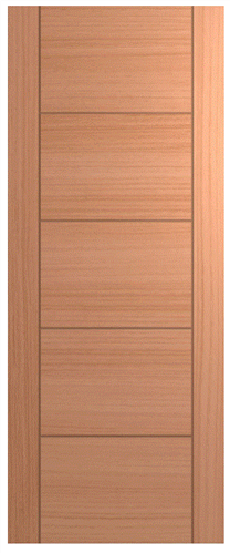 HUME DOOR HLR400 LINEAR HOLLOW CORE (SPM) MAPLE (STAIN GRADE)