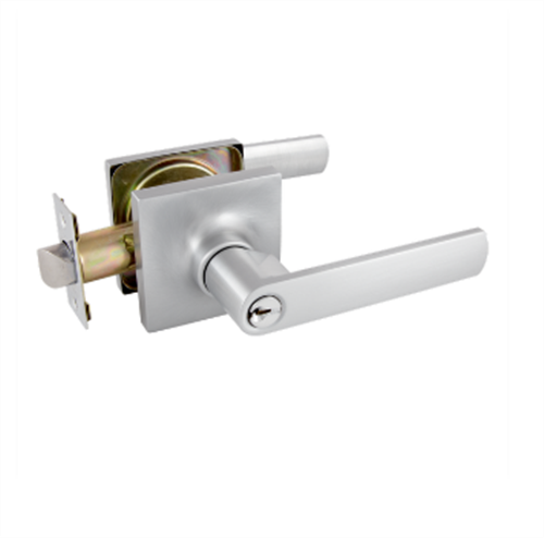 TRADEPRO BELA LEVER ENTRANCE SET on SQUARE ROSE