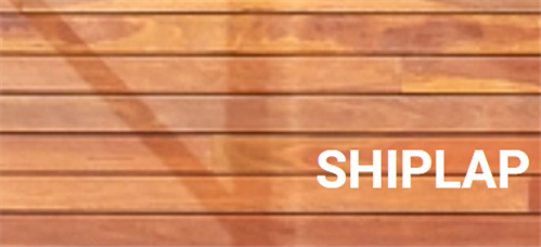 CLADDING IRONBARK SHIPLAP STD & BETTER KD (100x25mm) 72 x 19mm COVER