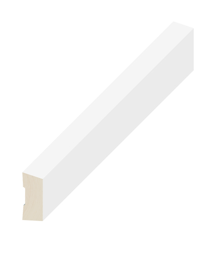 EZITRIM PLUS, PRIMED PINE, FINGER JOINTED, BEVEL (AS3) 42 x 18 x 5400mm