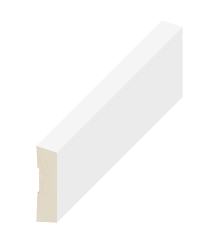 EZITRIM PLUS, PRIMED PINE, FINGER JOINTED, BEVEL (AS3) 66 x 18 x 5400mm