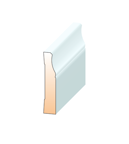 MDF Primed Lambs Tongue 67 x 18 x 5400mm