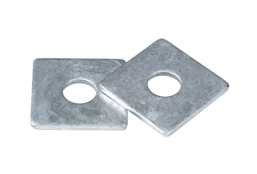 WASHER FLAT SQUARE GALV 10 x 50 x 3mm (3/8") EACH