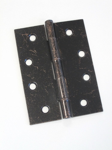 Hinge steel butt 100x75x1.6mm Loose pin Florentine bronze