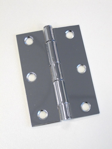 Hinge steel butt 85x60x1.6mm Loose pin Polished chrome
