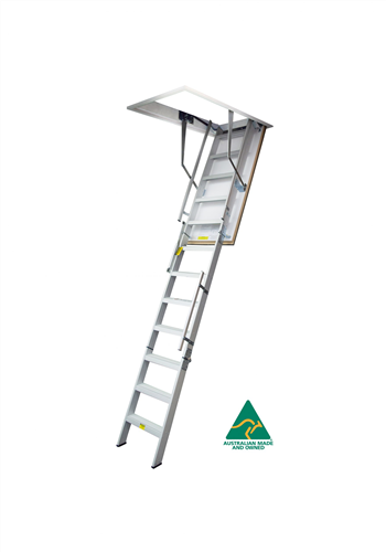 LADDER ATTIC ALUMINIUM HEAVY COMMERCIAL 550