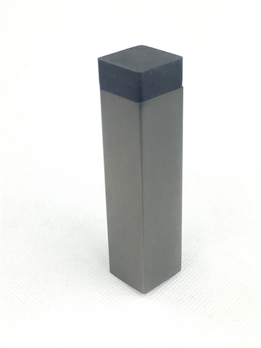 DOOR STOP SQUARE TYPE WALL or DOOR 85mm SATIN BLACK NICKEL #SWDS85SBN