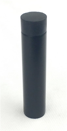 DOOR STOP CYLINDER TYPE 85mm MATT BLACK #CYDS85MB