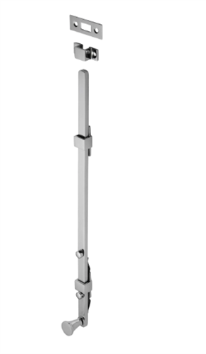 PANIC BOLT CHROME PLATED L450MM