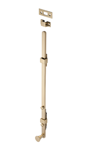 PANIC BOLT POLISHED BRASS L450MM