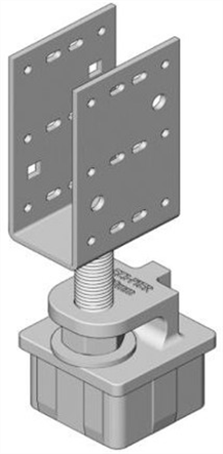 EZIPIER (SPANTEC) PIER HEAD U SHAPE for 50mm SINGLE STEEL BEARER