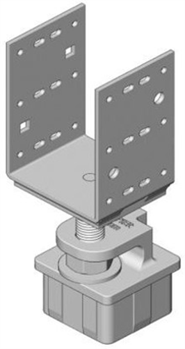 EZIPIER (SPANTEC) PIER HEAD U SHAPE for 50mm DOUBLE STEEL BEARER