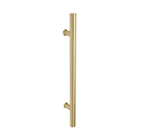 PULL HANDLE ENTRANCE, ROUND, BACK to BACK, 32 x 600mm (400mm CENTRES)