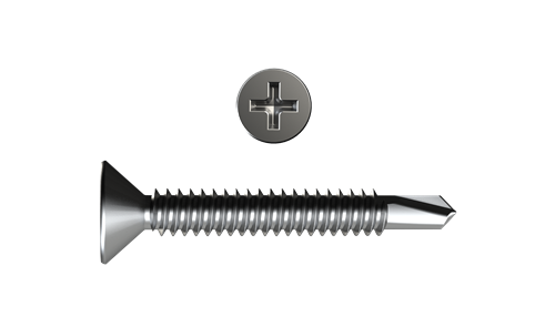 SCREW COUNTERSUNK SELF DRILLING METAL (SDM) CLASS 3 PHILLIPS HEAD